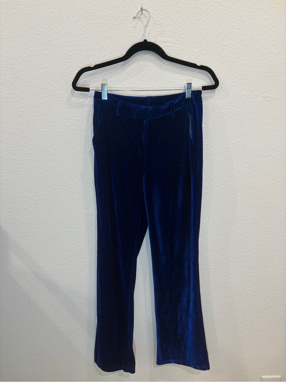 BCBGeneration Velvet Pants in Mazarine Blue